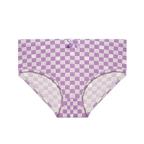 شورت زنانه اسلیپ نخی چهارخونه گلدار سایز 2XL برند ساحل